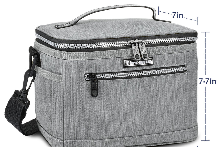 Leakproof Thermal Reusable Lunch Box Tote size chart