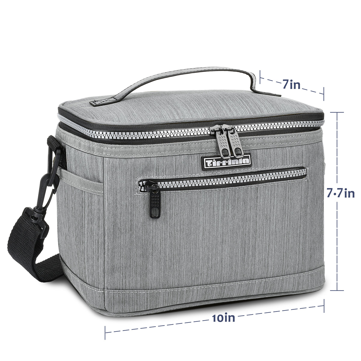 Leakproof Thermal Reusable Lunch Box Tote size chart