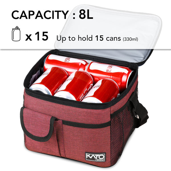 Kato By Tirrinia Medium Size Adult Lunch Bag with 4 Pockets