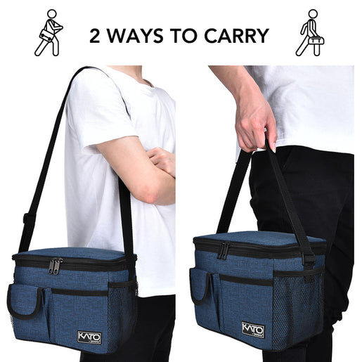 Kato By Tirrinia Medium Size Adult Lunch Bag with 4 Pockets