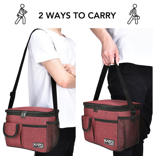 Kato By Tirrinia Medium Size Adult Lunch Bag with 4 Pockets