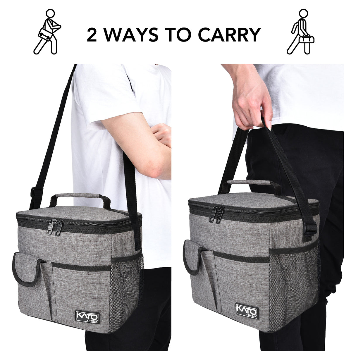 Tirrinia Large Leakproof Lunch Bag for Men