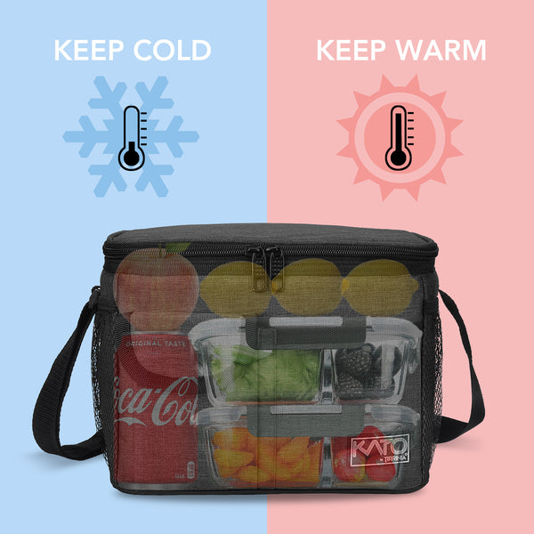 Kato By Tirrinia Medium Size Adult Lunch Bag with 4 Pockets
