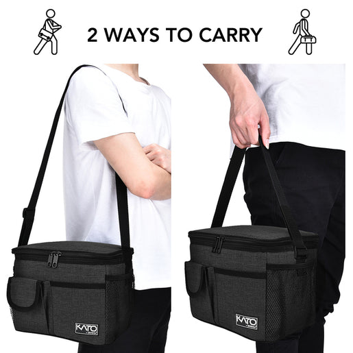 Kato By Tirrinia Medium Size Adult Lunch Bag with 4 Pockets
