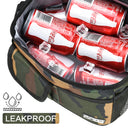 Tirrinia Reusable Lunch Cooler Bag with 4 Pockets back view
