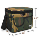Tirrinia Reusable Lunch Cooler Bag with 4 Pockets size chart