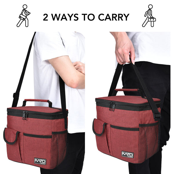 Tirrinia Large Leakproof Lunch Bag for Men