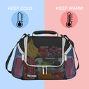 Tirrinia Lunch Cooler Tote for Camping back view
