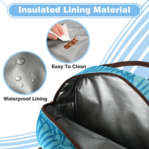 Tirrinia Small Insulated Lunch Cooler Bag for Kids close-up detail