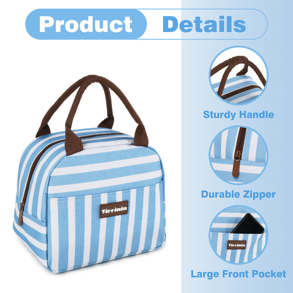 Tirrinia Small Insulated Lunch Cooler Bag for Kids close-up detail