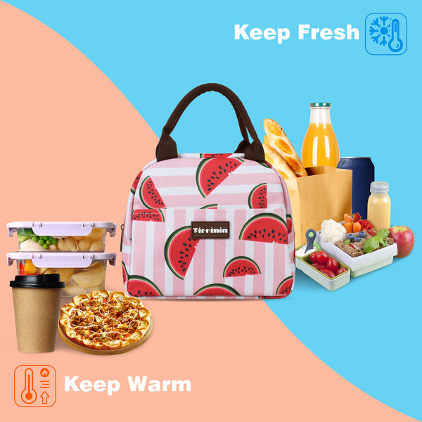 Tirrinia Small Insulated Lunch Cooler Bag for Kids close-up detail