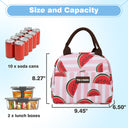 Tirrinia Small Insulated Lunch Cooler Bag for Kids size chart