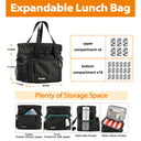 Tirrinia Large Capacity Expandable Insulated Lunch Bag product image 5
