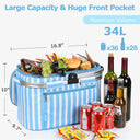 Tirrinia Insulated Picnic Basket with Pattern product image 7