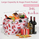 Tirrinia Insulated Picnic Basket with Pattern product image 5