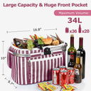 Tirrinia Insulated Picnic Basket with Pattern product image 8