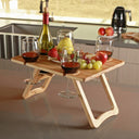 Tirrinia Folding Wooden Picnic Table for Outdoor product image 14