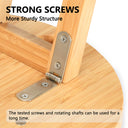 Tirrinia Portable Picnic Table with 4 Wine Glasses Holder close-up detail