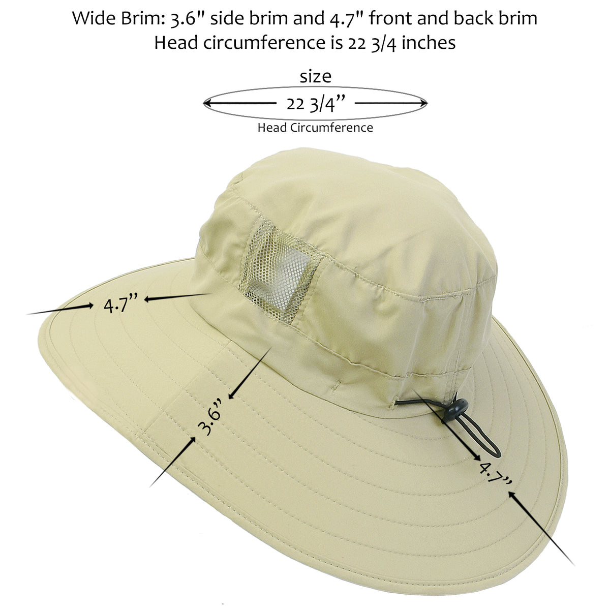 Tirrinia Fishing Safari Hat for Summer