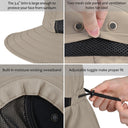 Tirrinia Mens Signature Sun Hat close-up detail