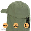 Tirrinia Neck Flap Sun Hat with Wide Brim product image 10