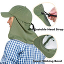 Tirrinia Neck Flap Sun Hat with Wide Brim product image 13