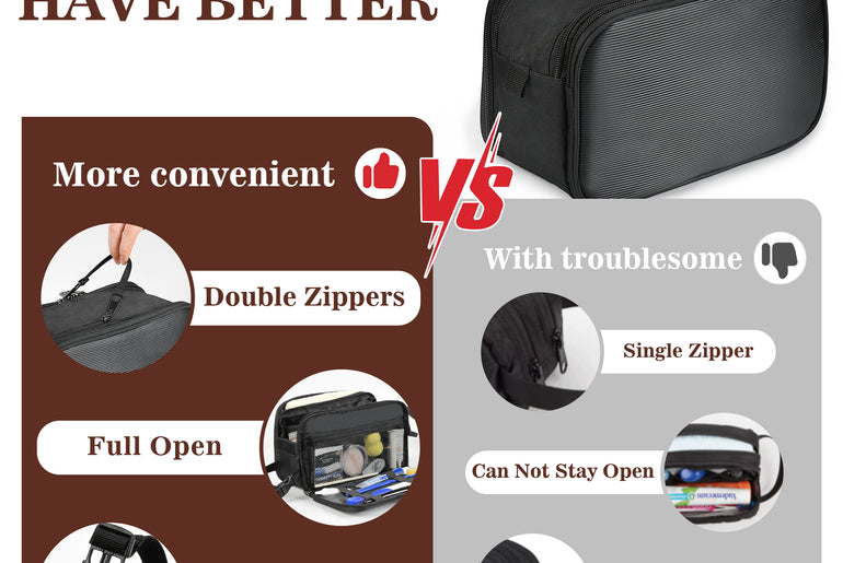 Tirrinia Travel Waterproof Toiletry Bags for Women and Men product image 5