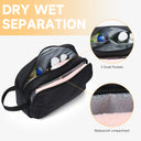 Tirrinia Travel Toiletry Bag – Large Capacity Waterproof Makeup & Toiletry Organizer side view