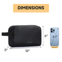 Tirrinia Travel Toiletry Bag – Large Capacity Waterproof Makeup & Toiletry Organizer back view