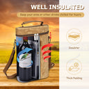 Tirrinia 2 Bottle Insulated Wine Bag – Stylish Wine Tote for Travel, Picnic & Gifting product image 12