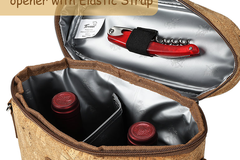 Tirrinia 2 Bottle Insulated Wine Bag – Stylish Wine Tote for Travel, Picnic & Gifting product image 9