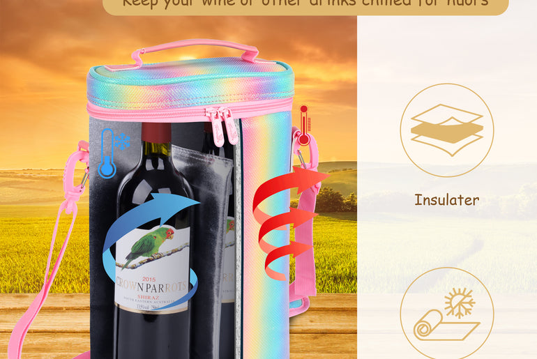Tirrinia 2 Bottle Insulated Wine Bag – Stylish Wine Tote for Travel, Picnic & Gifting product image 19