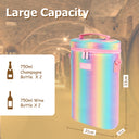 Tirrinia 2 Bottle Insulated Wine Bag – Stylish Wine Tote for Travel, Picnic & Gifting size chart