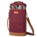Tirrinia 2 Bottle Insulated Wine Glass Gift Bag