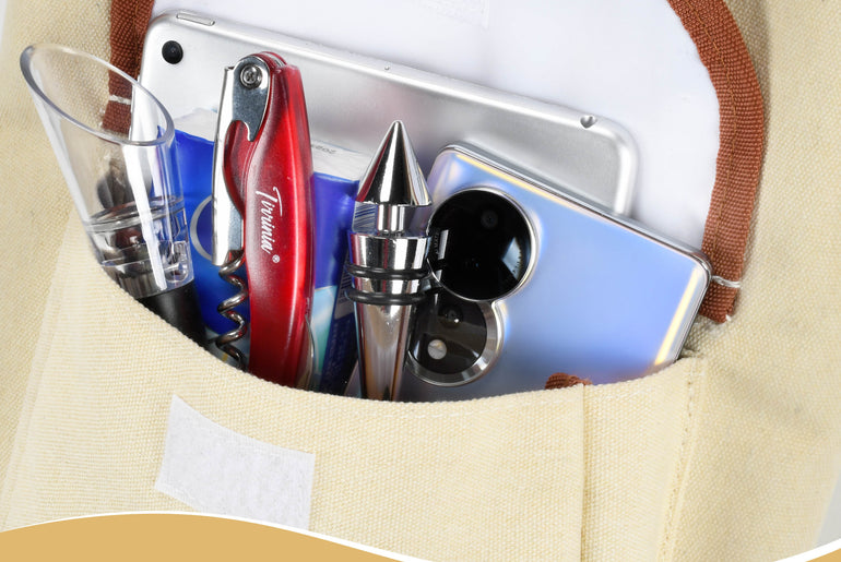 Tirrinia 2 Bottle Wine Gift Tote Carrier with Pocket