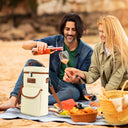Tirrinia 2 Bottle Wine Gift Tote Carrier with Pocket