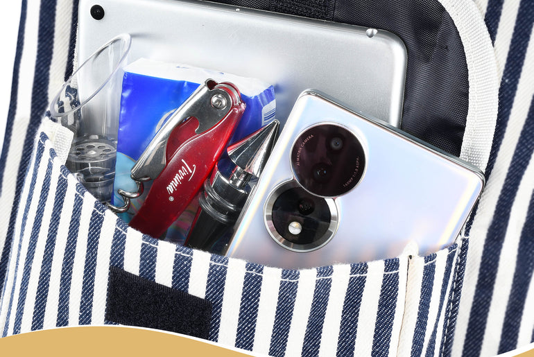 Tirrinia 2 Bottle Wine Gift Tote Carrier with Pocket
