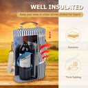 Tirrinia 2 Bottle Wine Gift Tote Carrier with Pocket product image 17