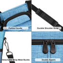 Tirrinia 3 Bottle Insulated Wine Tote Bag with Corkscrew