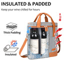 Tirrinia 3 Bottle Wine Carrier for Air Travel detail view