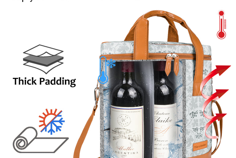 Tirrinia 3 Bottle Wine Carrier for Air Travel product image 7