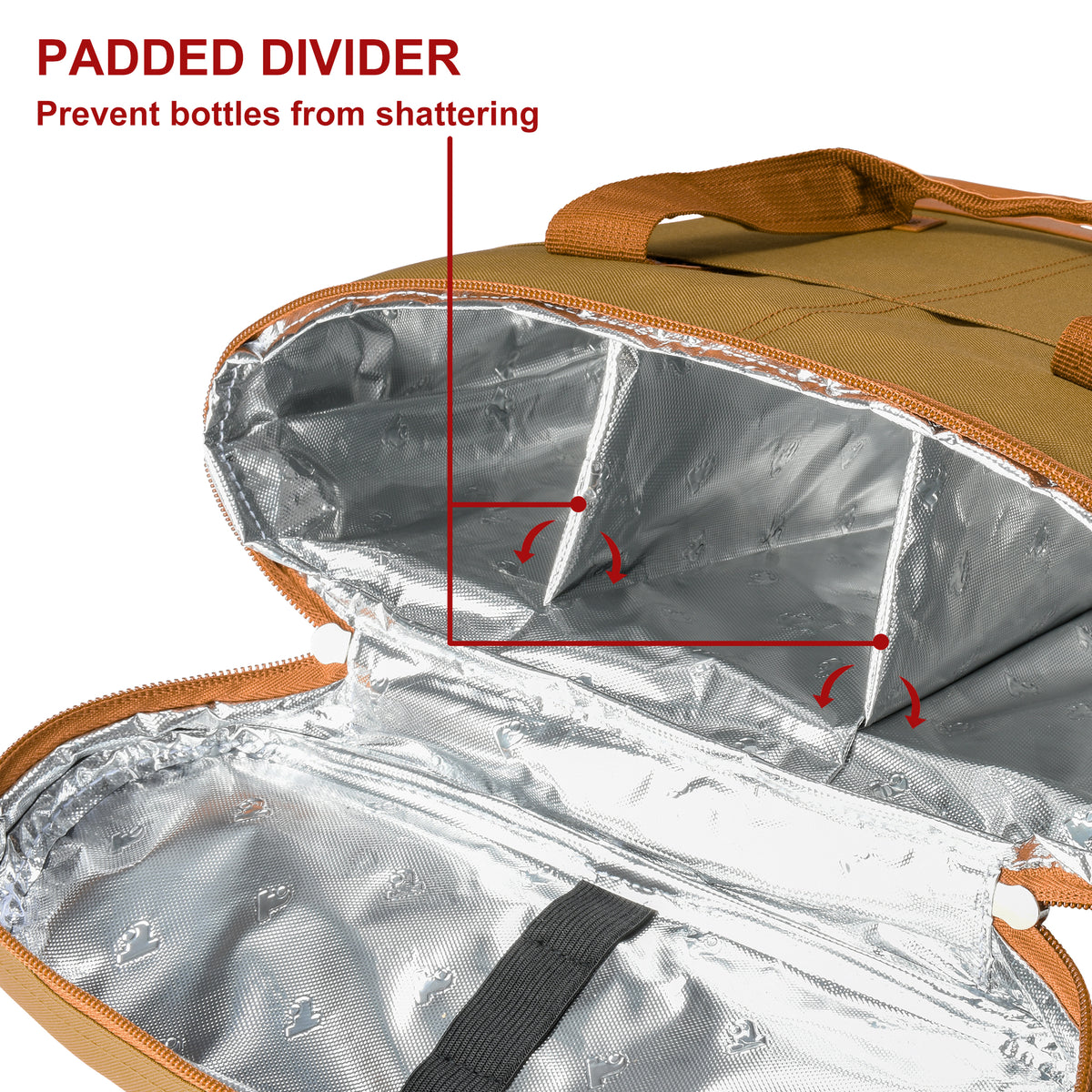 Tirrinia 3 Bottle Wine Carrier for Air Travel product image 10