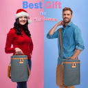 Tirrinia 4 Bottle Wine Cooler Bag for Dinner Party