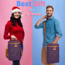 Tirrinia 4 Bottle Wine Cooler Bag for Dinner Party