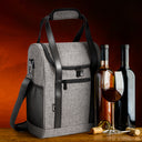 Tirrinia 6 Bottle Wine Purse Cooler for Wine Travel