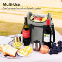 Tirrinia 6 Bottle Wine Purse Cooler for Wine Travel