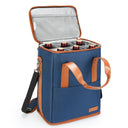 Tirrinia 6 Bottle Wine Purse Cooler for Wine Travel - Home and Garden product photo