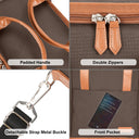 Tirrinia 6 Bottle Wine Purse Cooler for Wine Travel product image 12