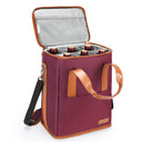 Tirrinia 6 Bottle Wine Purse Cooler for Wine Travel product image 14