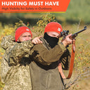 Tirrinia Warm Winter Beanie Hat with Visor For Outdoor front view